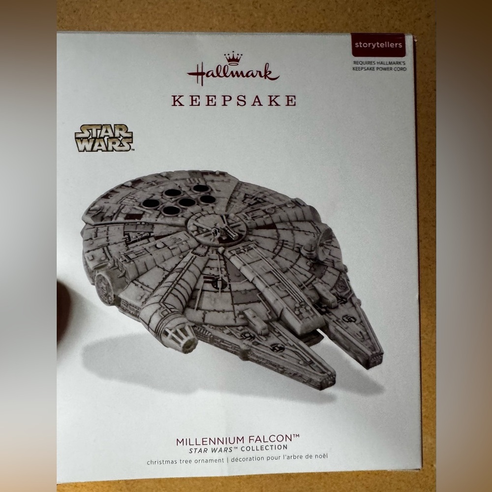 Rare Hallmark Keepsake Star Wars Millennium Falcon Storytellers